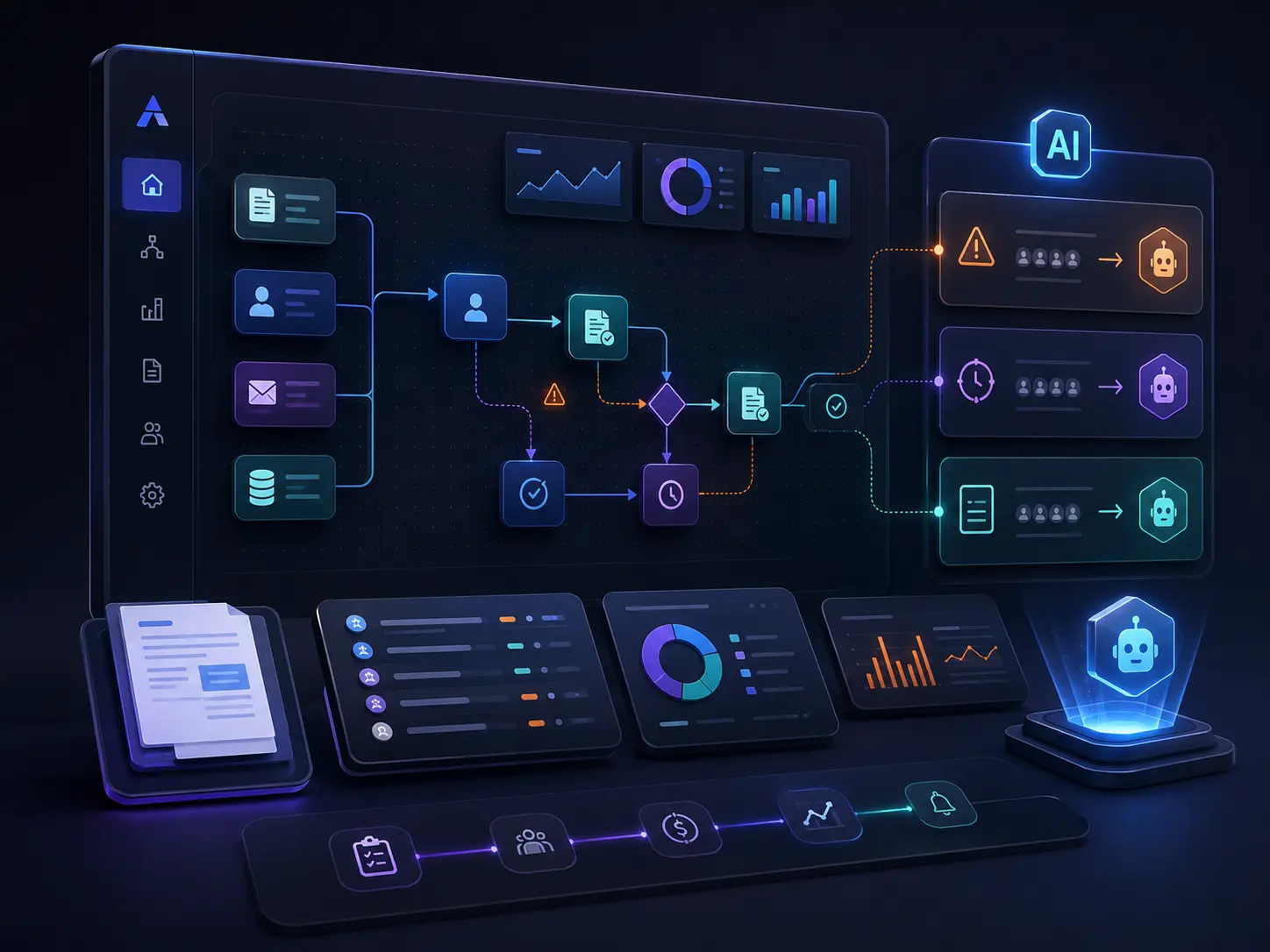 Análisis de procesos empresariales para detectar casos de uso de automatización con inteligencia artificial