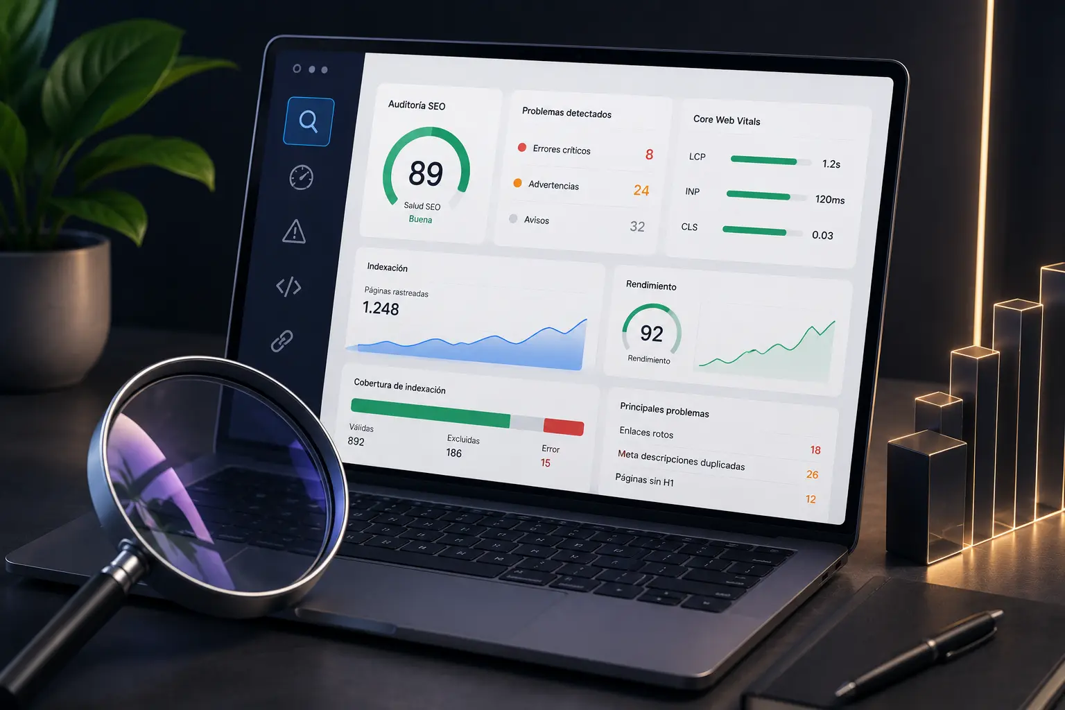 Auditoría SEO técnica de una web empresarial
